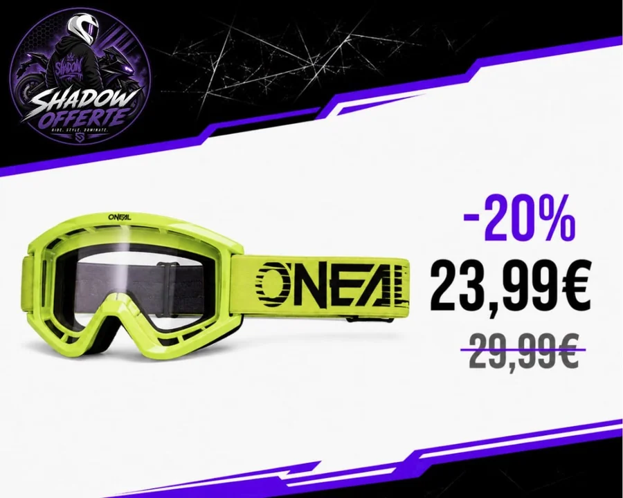 Occhiali cross O'Neal scontati del 20%