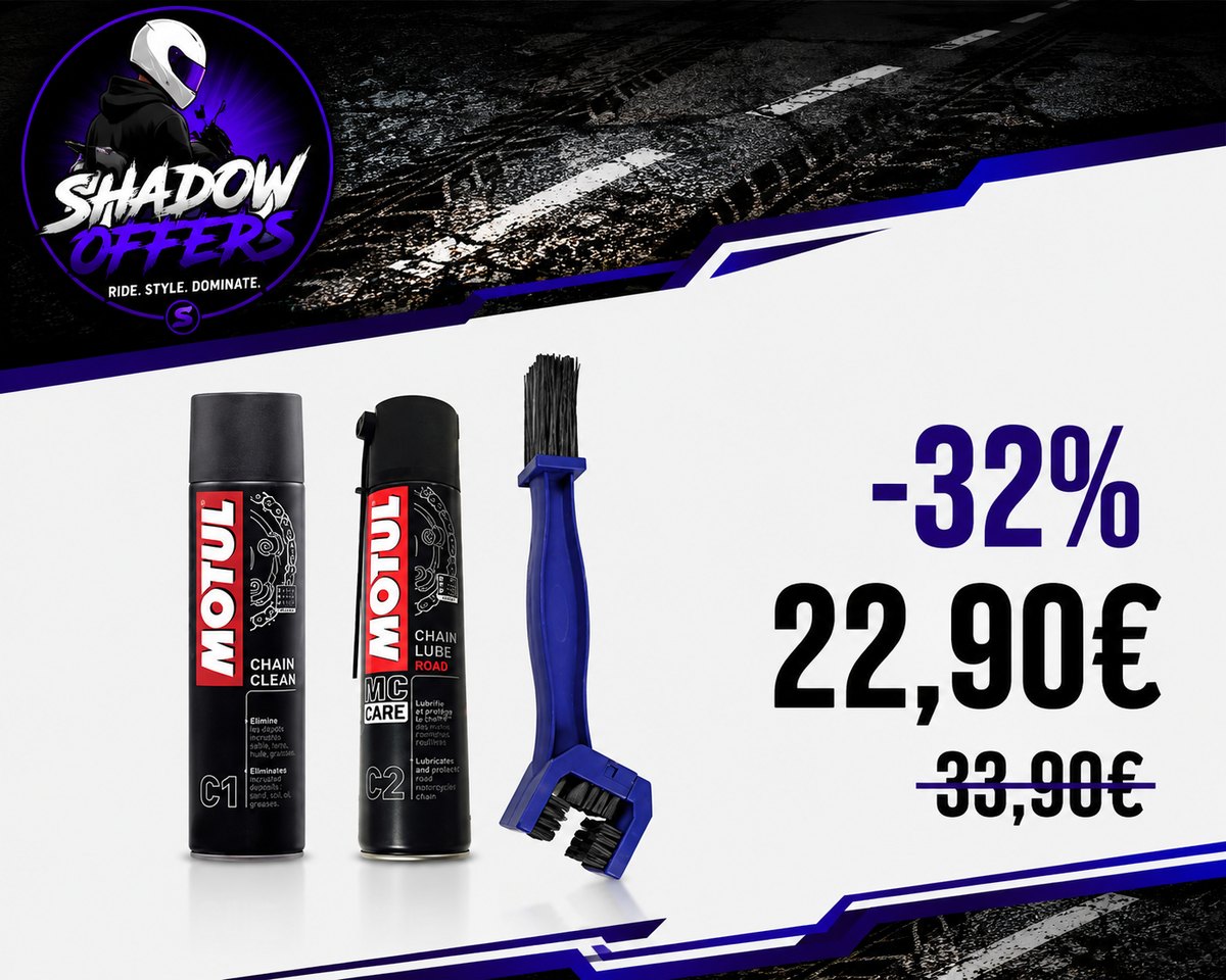 Kit manutenzione catena Motul scontato del 32%